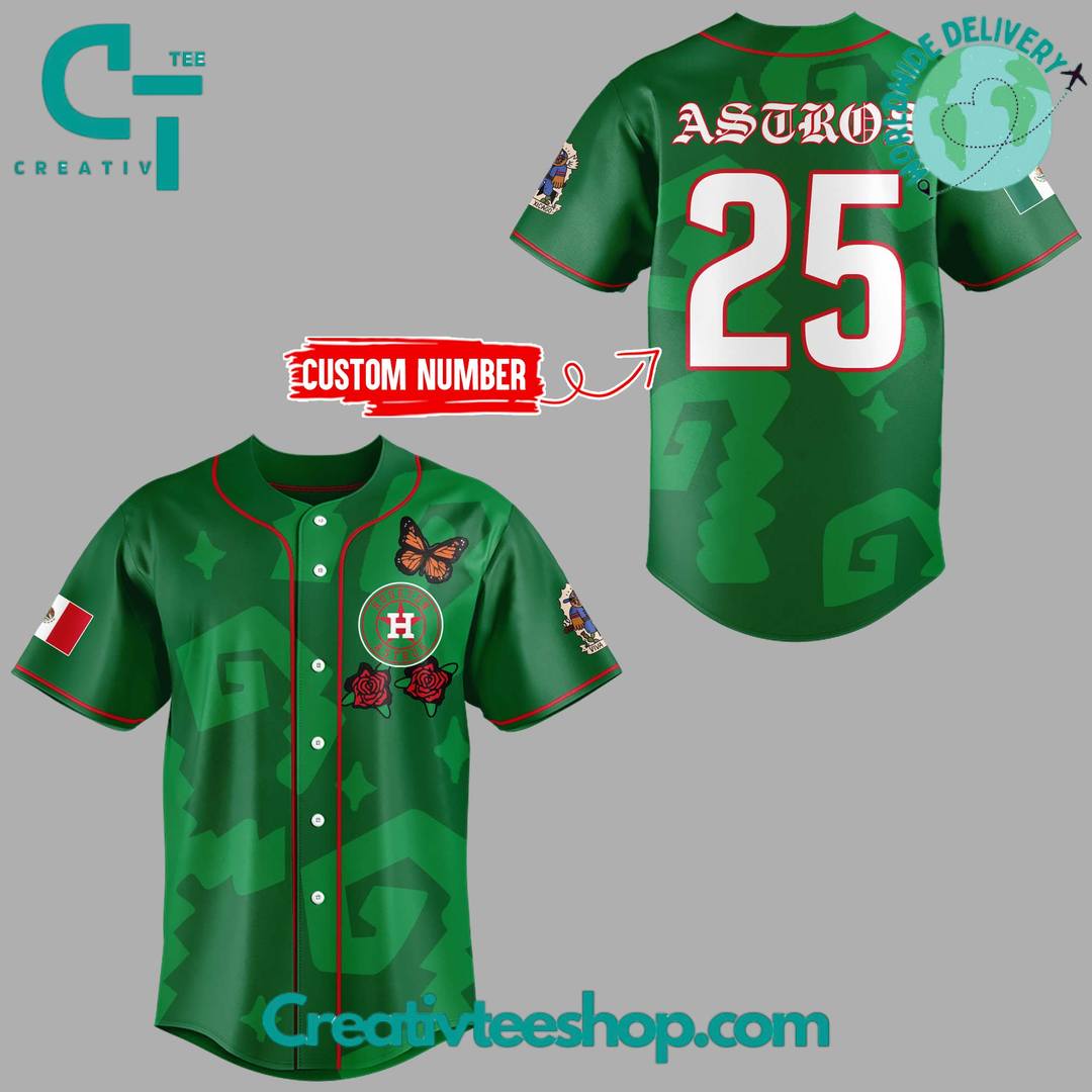 Houston Astros Mexican Heritage Night “Viva Xicago” Personalized Baseball Jersey