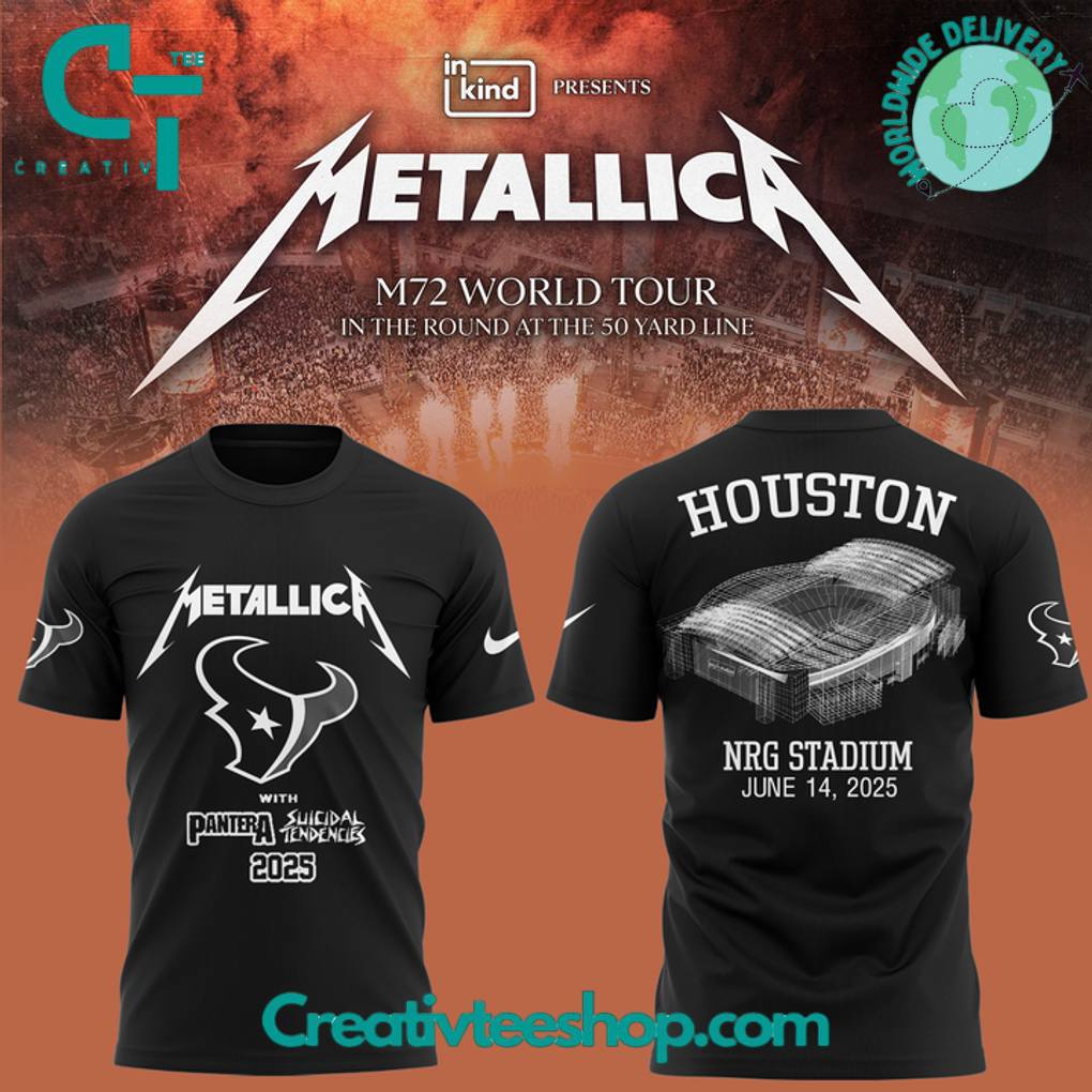 Houston Texans x Metallica M-72 World Tour Special Tee