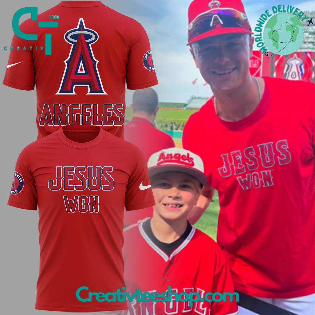 Los Angeles Angels x Jesus Won 2025 Special Tee
