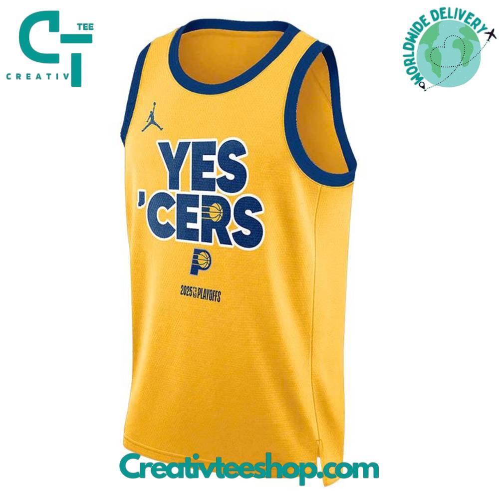 Indiana Pacers 2025 NBA Playoffs “Yes C’ers” Special Basketball Jersey
