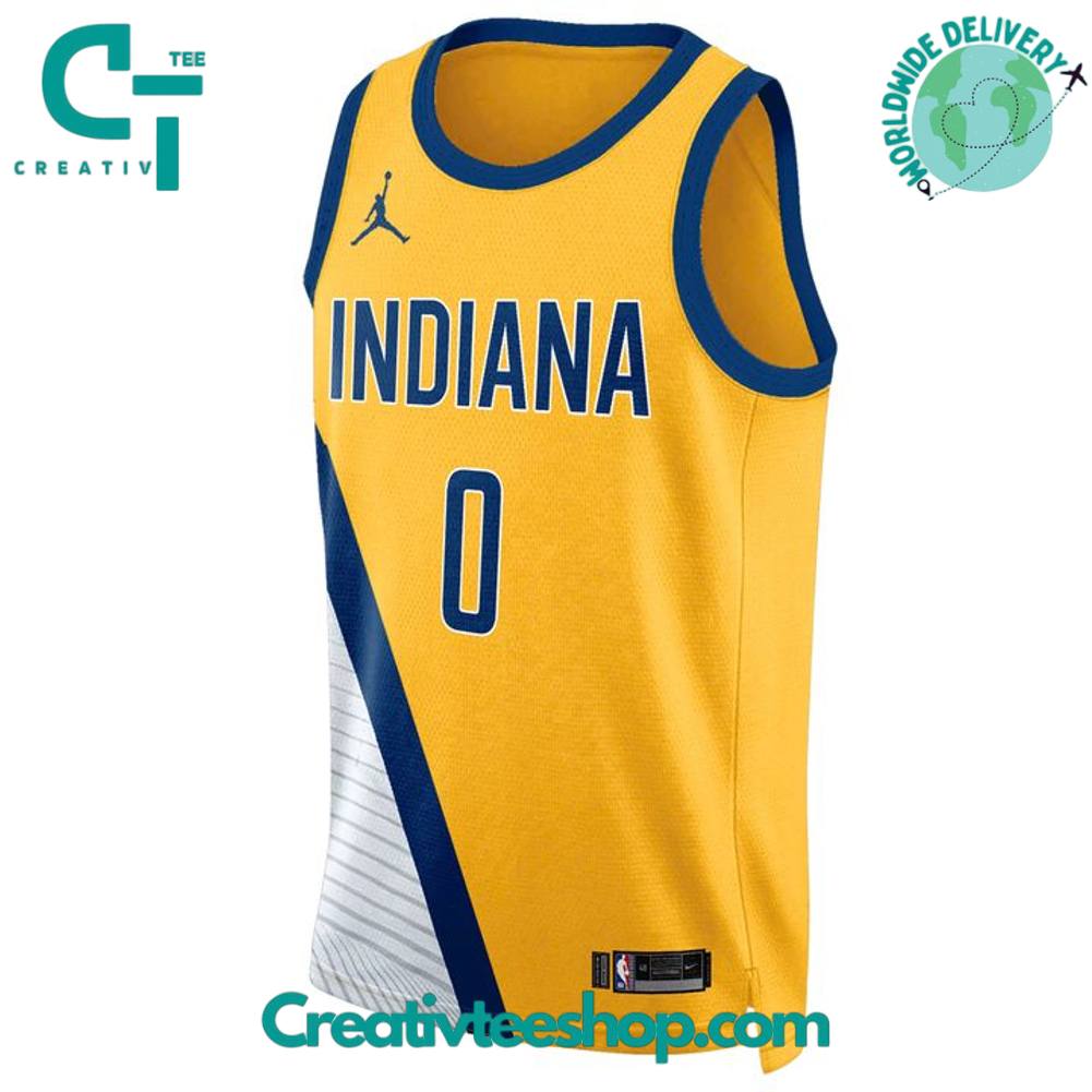 Indiana Pacers ‘Statement Edition’ Personalized Basketball Jersey