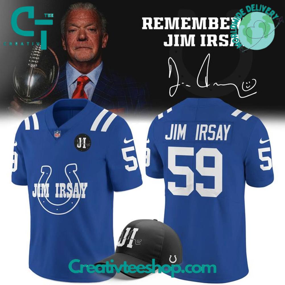 Indianapolis Colts Irsay’s Blue Heart Football Jersey