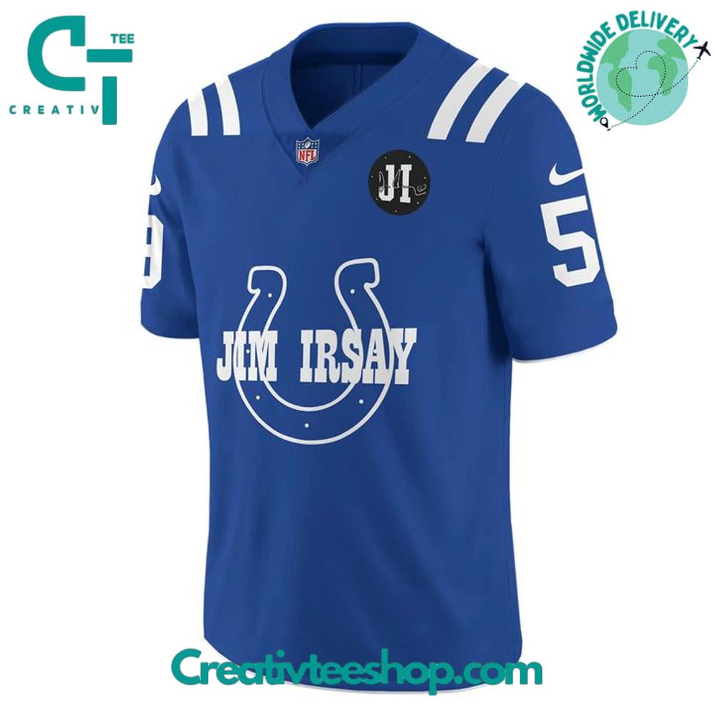 Indianapolis Colts Irsay’s Blue Heart Football Jersey