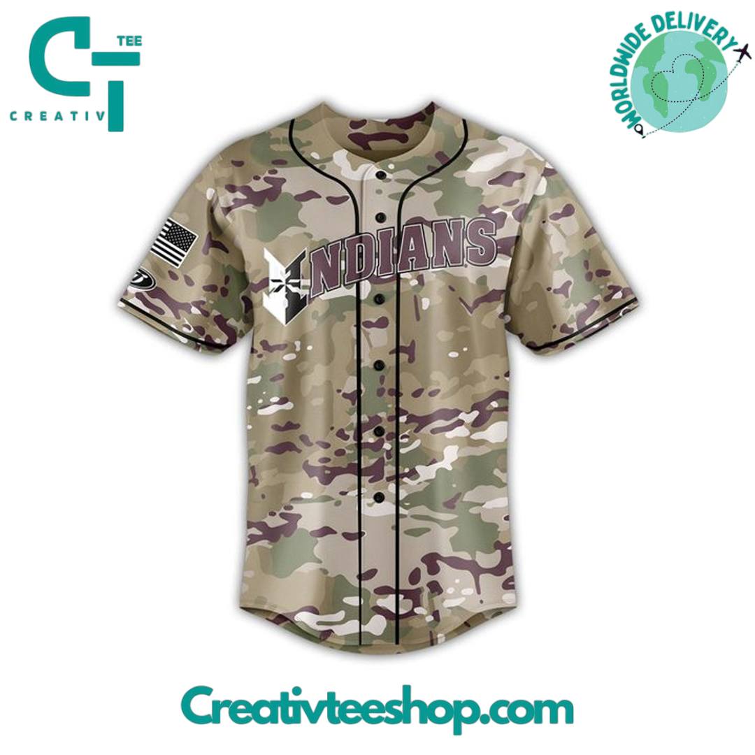 Indianapolis Indians x 2025 Memorial Day Camo Personalized Baseball Jersey