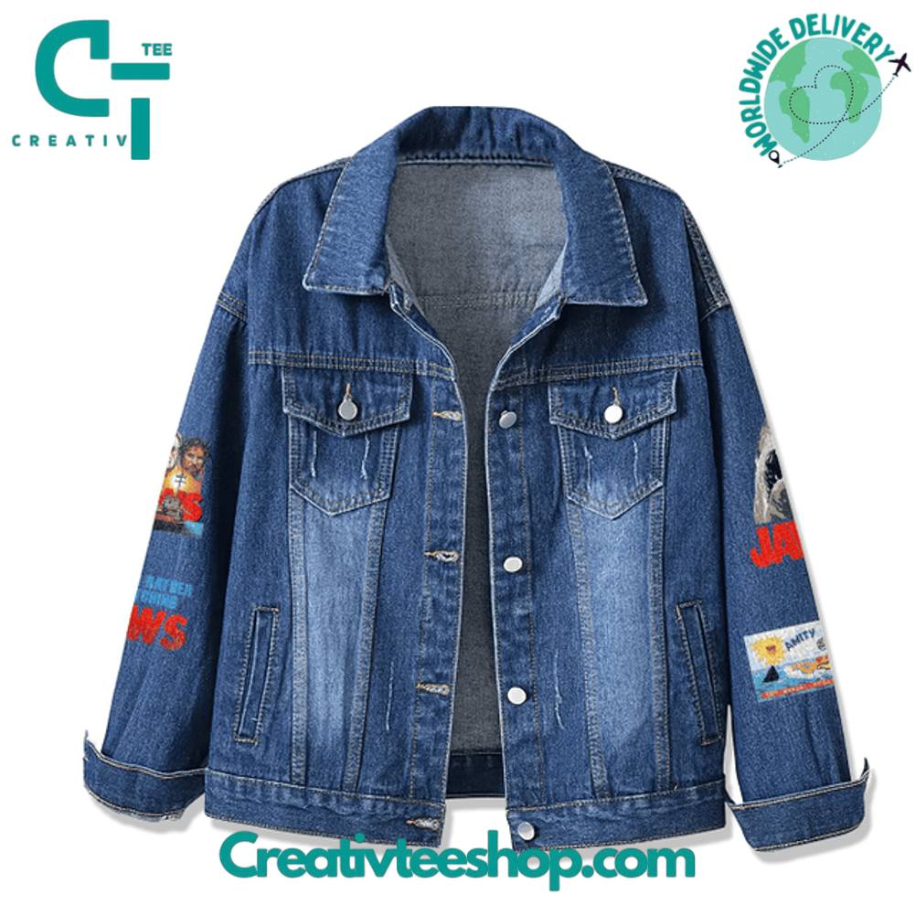 Jaws Movie Special Denim Jacket