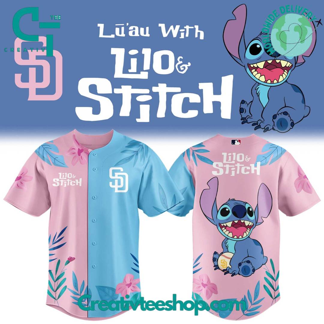 San Diego Padres x Lilo & Stitch Night Special Baseball Jersey