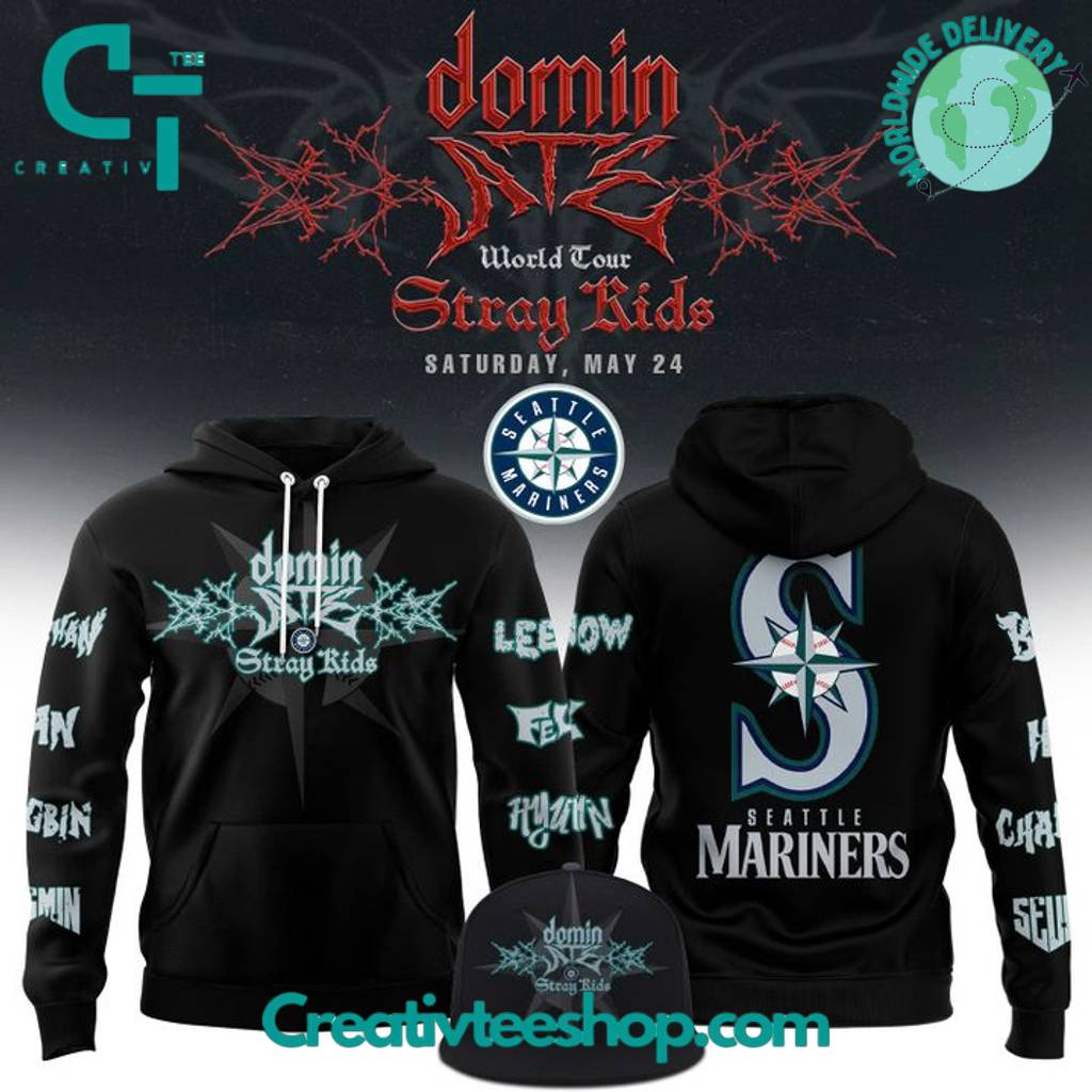 Seattle Mariners x Stray Kids 2025 Tour Special Hoodie