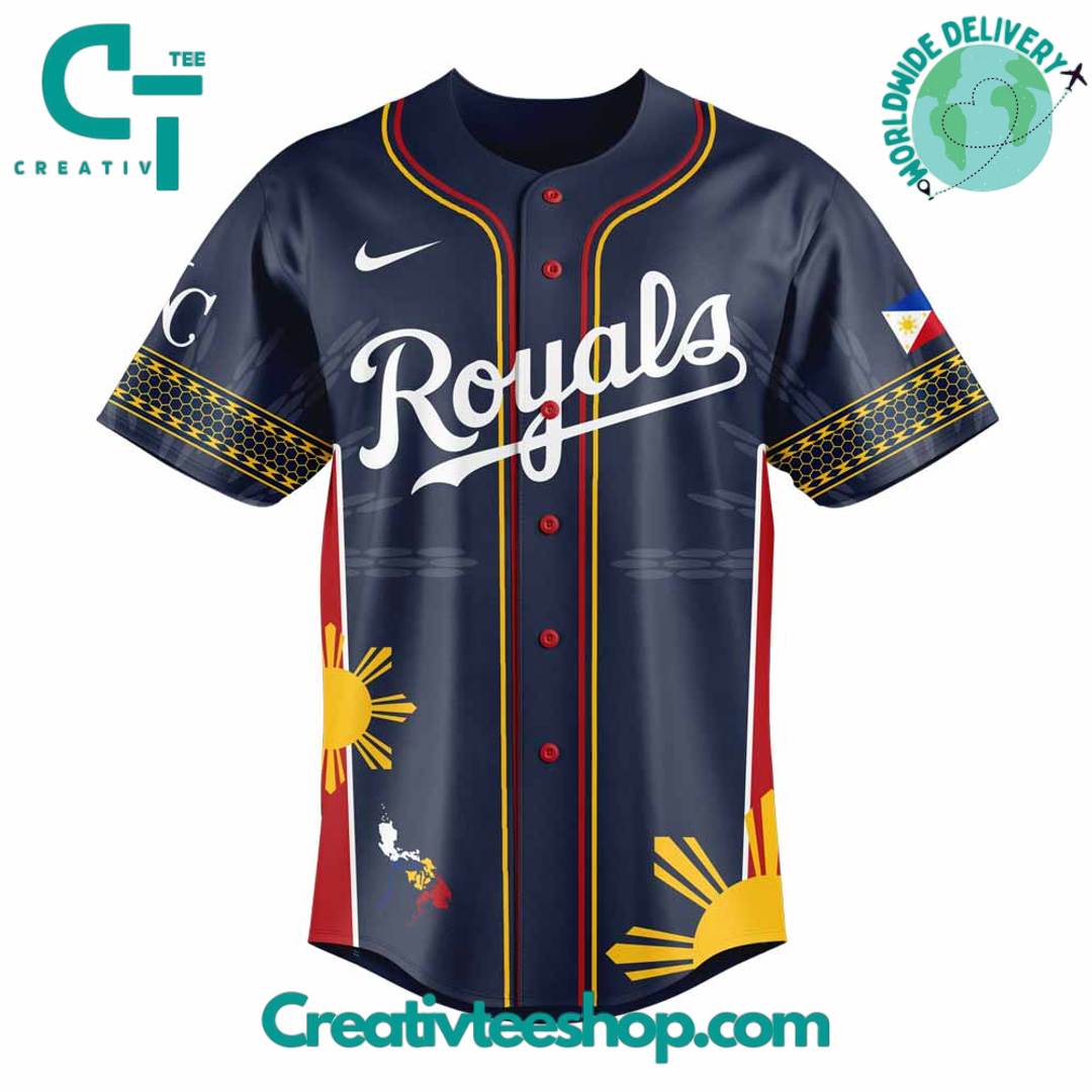 Kansas City Royals Filipino Heritage Night Special Baseball Jersey