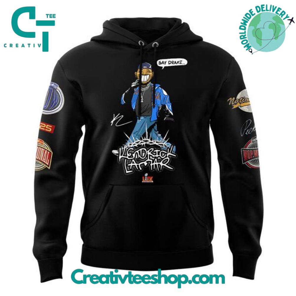 Kendrick Lamar Special “Say Drake” Black Hoodie
