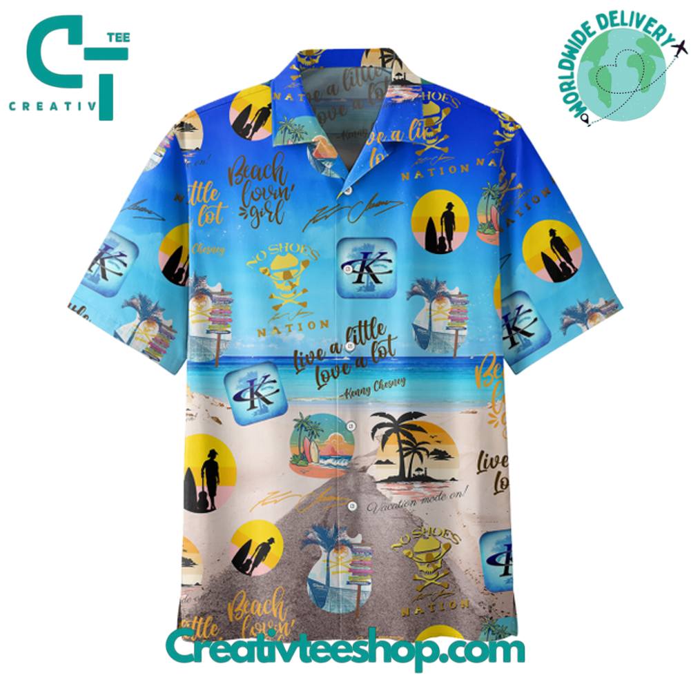 Kenny Chesney “No Shoes No Shirt No Problem” Hawaiian Shirt