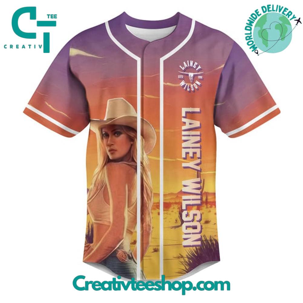 Lainey Wilson “Somewhere Over Laredo” Special Baseball Jersey