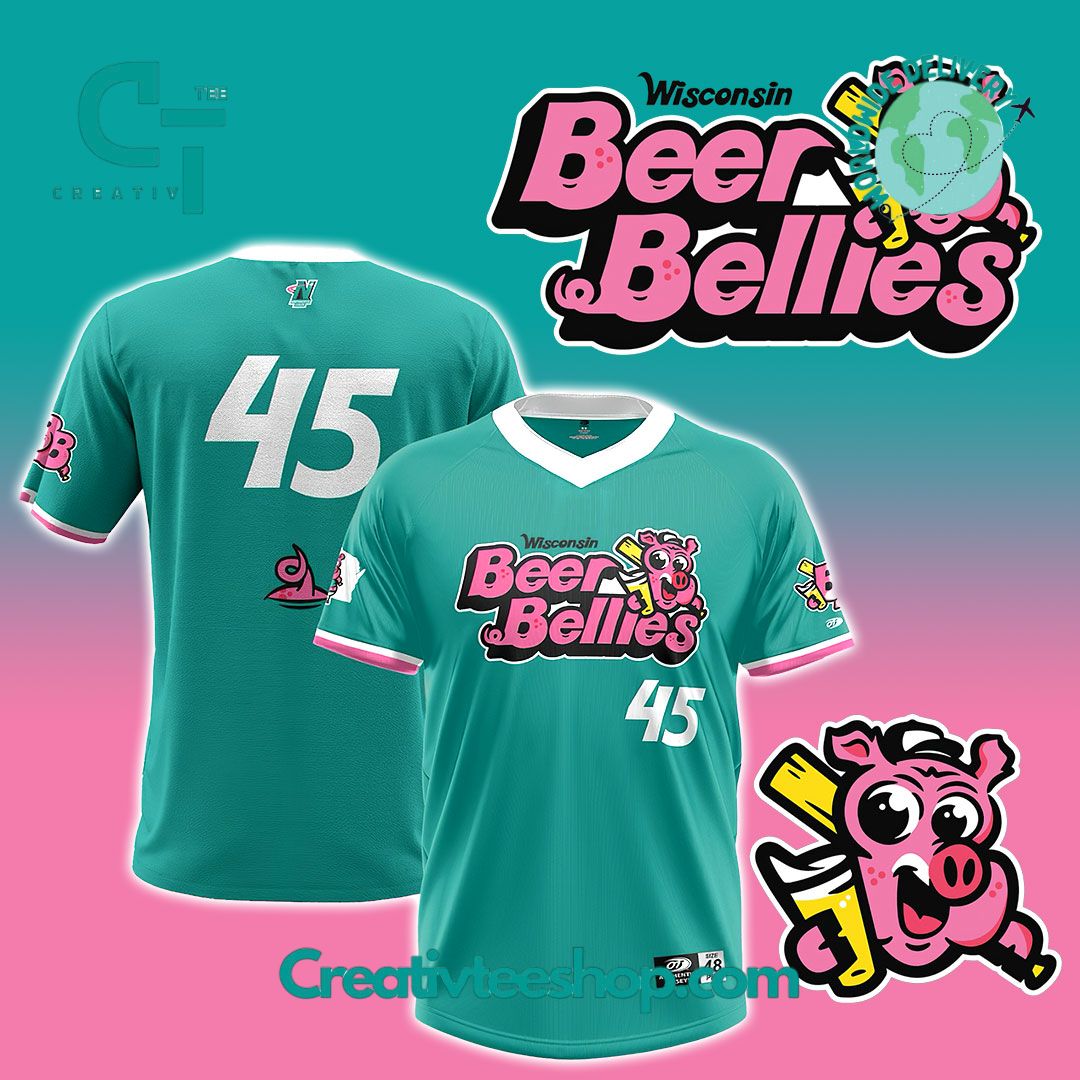 Lakeshore Chinooks Wisconsin Beer Bellies Football Jersey