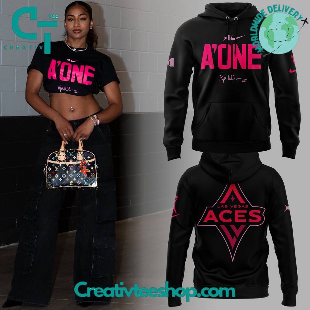 Las Vegas Aces A’ja Wilson A-ONE Special Black Hoodie