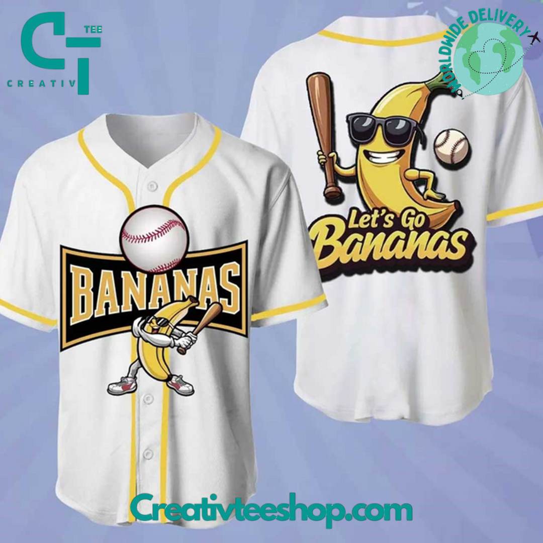 Savannah Bananas 2025 “Let’s Go Bananas” Special Baseball Jersey