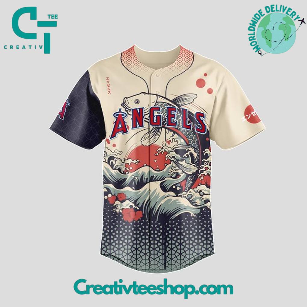 Los Angeles Angels Japanese Heritage Night 2025 Special Baseball Jersey