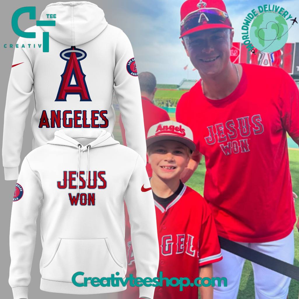 Los Angeles Angels x Jesus Won 2025 Special Hoodie