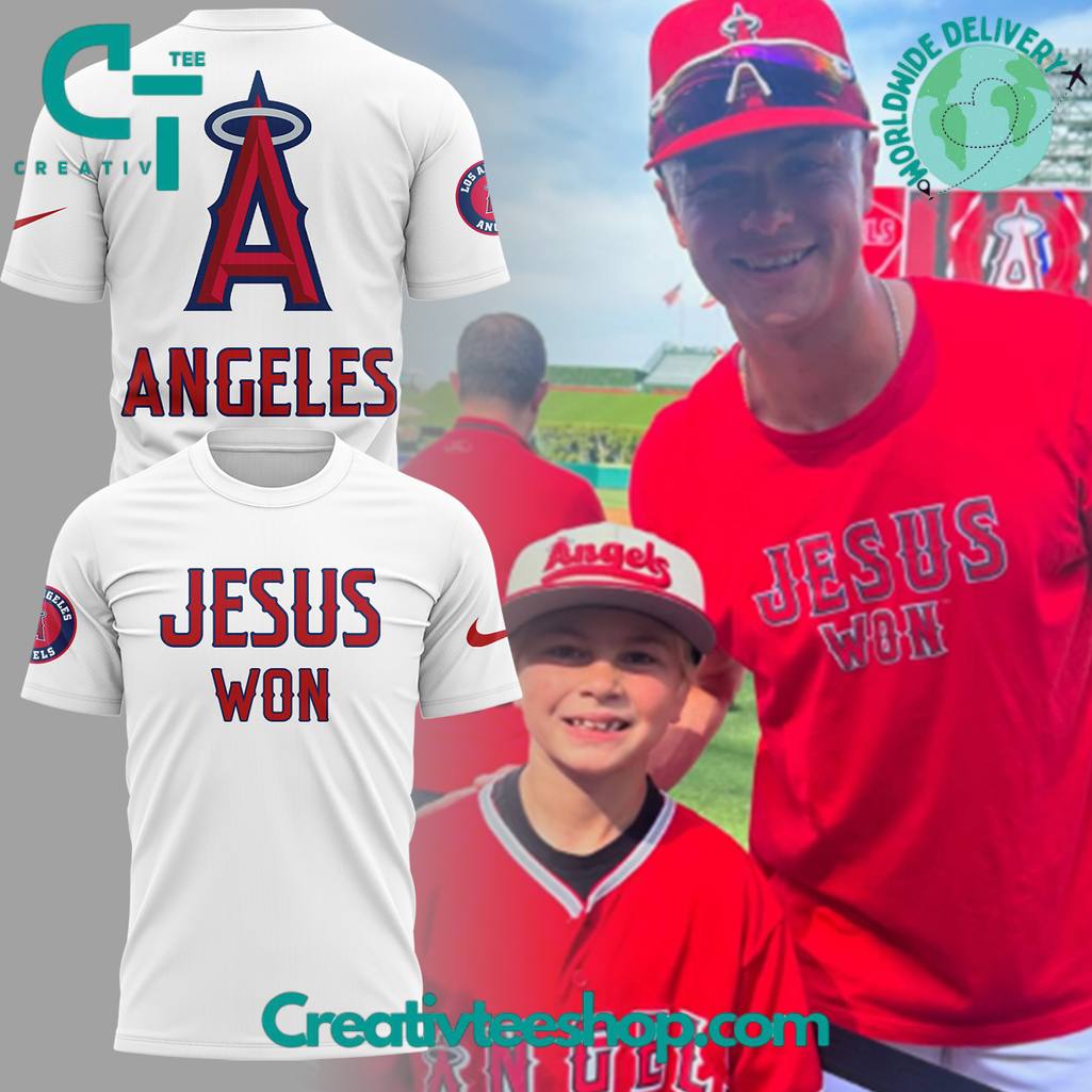 Los Angeles Angels x Jesus Won 2025 Special Tee