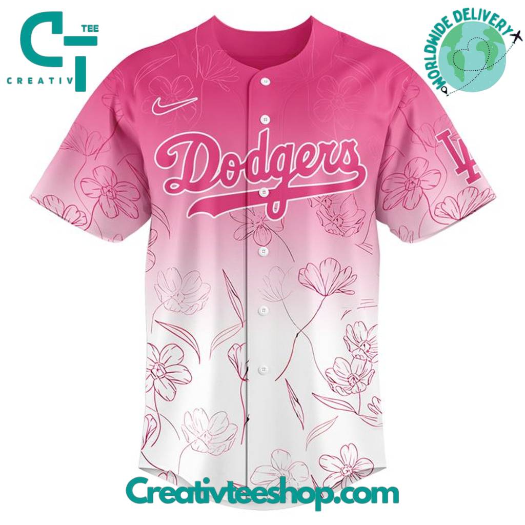 Los Angeles Dodgers Happy Mother’s Day 2025 Special Pink Baseball Jersey