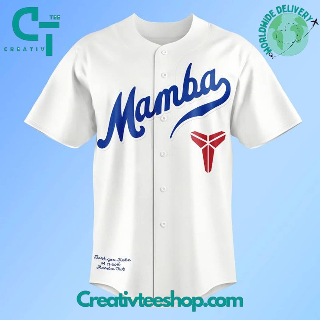 Los Angeles Dodgers Honors Kobe Special White Baseball Jersey