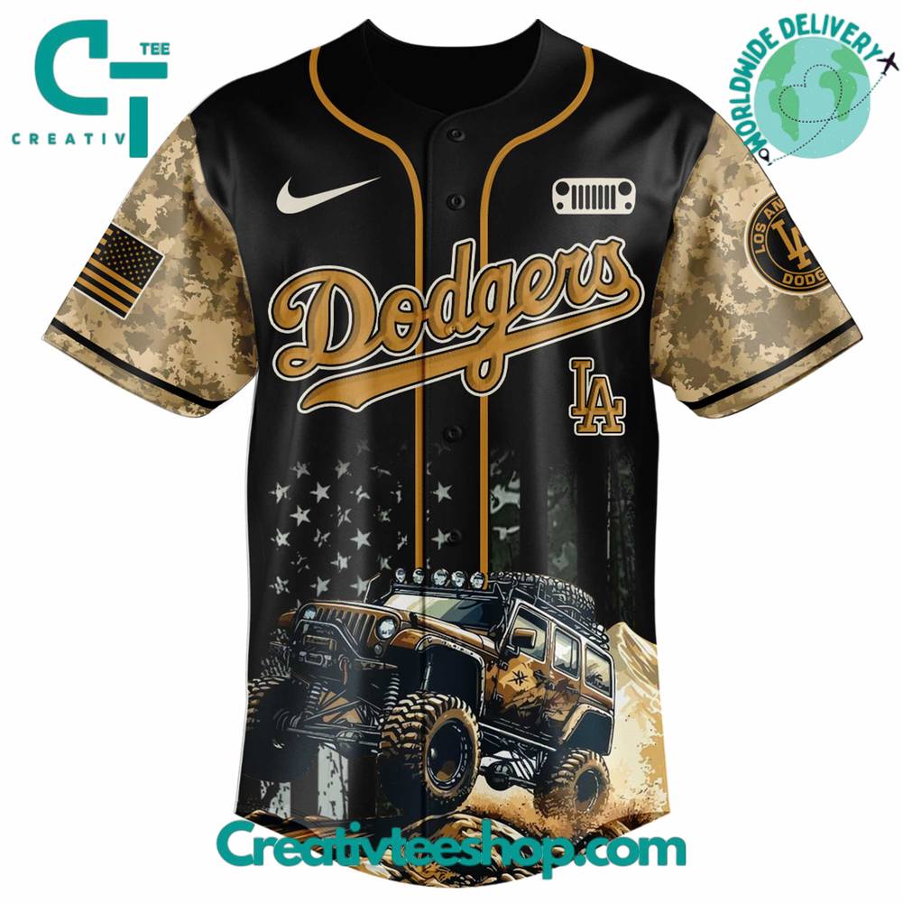 Los Angeles Dodgers x Jeep Life Limited Edition Baseball Jersey