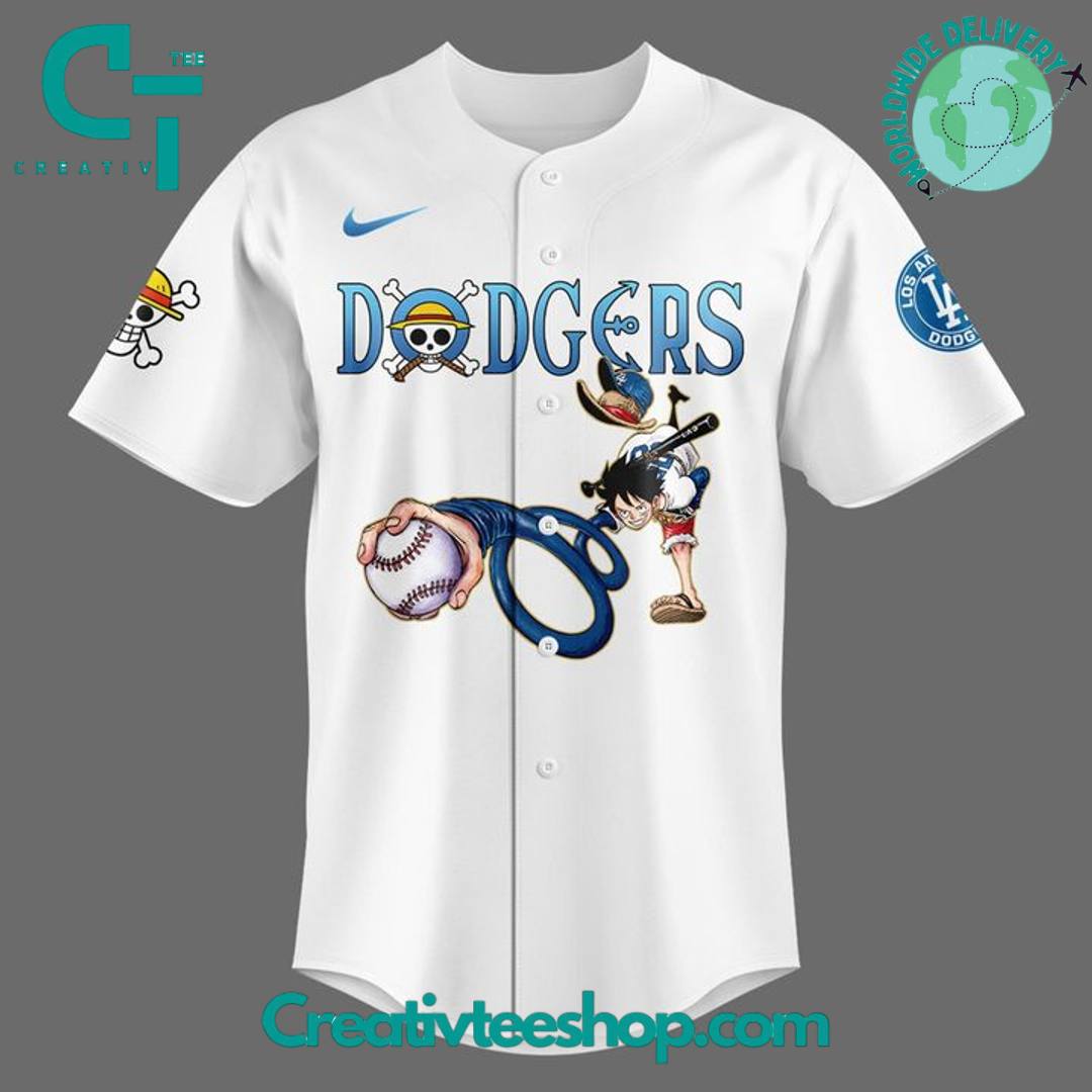 Los Angeles Dodgers x One Piece Night Special Edition Baseball Jersey