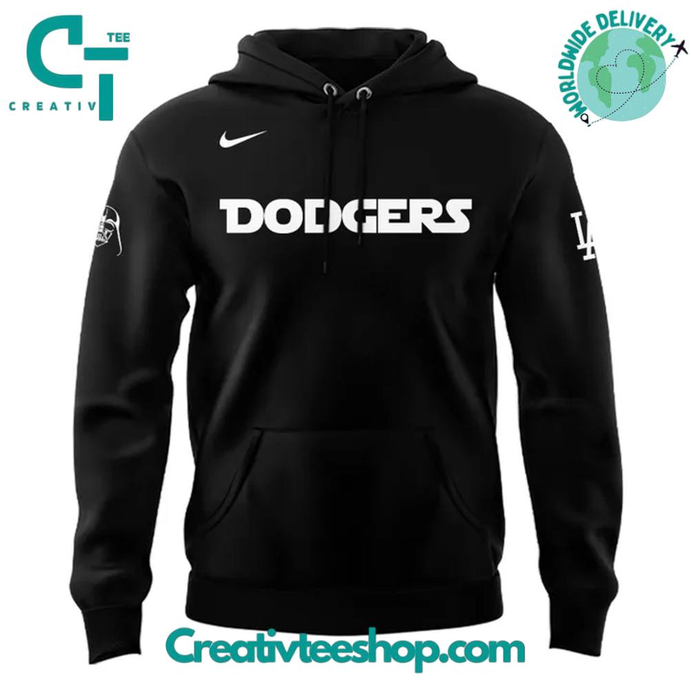 Los Angeles Dodgers x Star Wars “Father of the Year” Special Black Hoodie