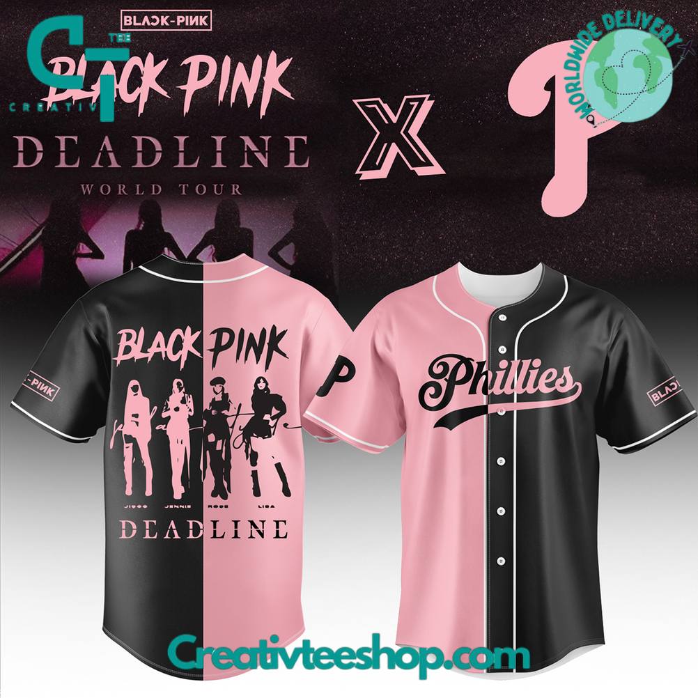 MLB All Teams x Blackpink Deadline World Tour Special Edition Baseall Jersey