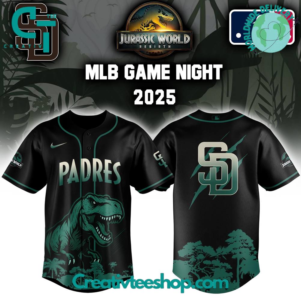 MLB All Teams x Jurassic World Special Edition Baseall Jersey