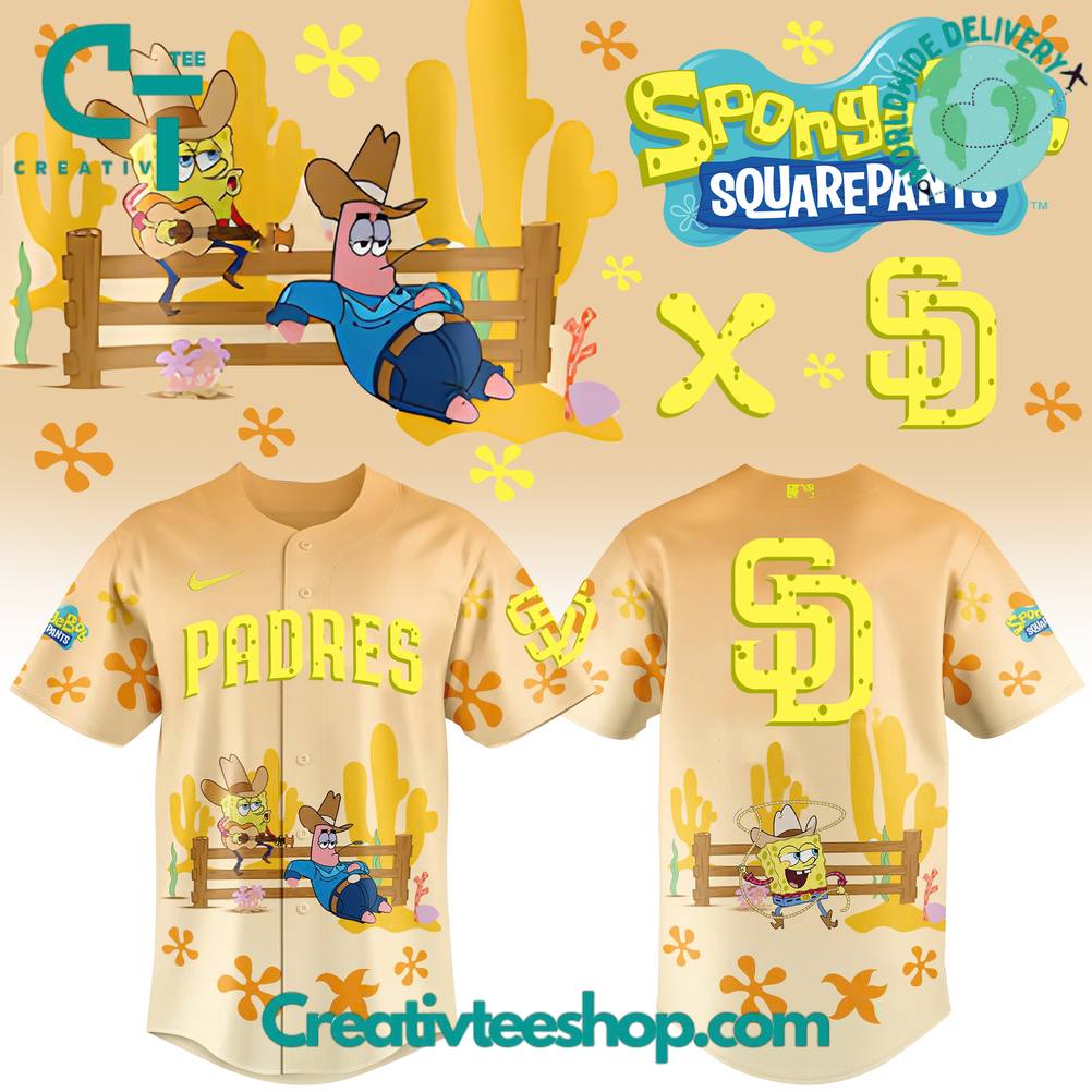 MLB All Teams x Spongebob Squarepants Special Edition Baseall Jersey