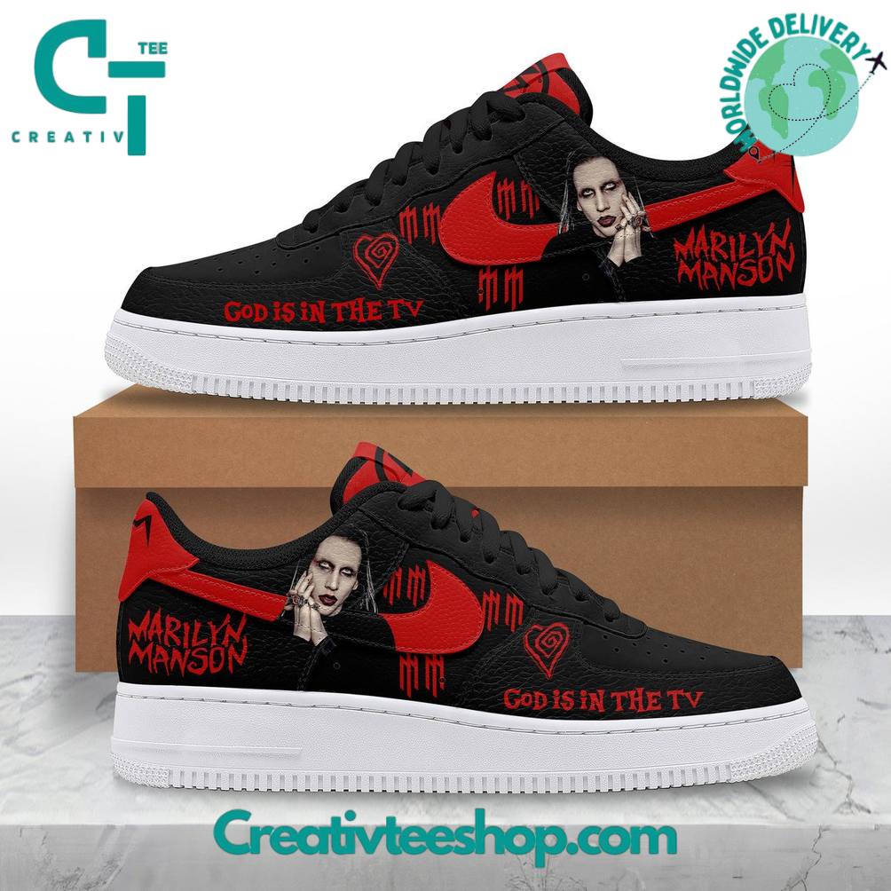 Marilyn Manson “God in the TV” Special Air Force 1 Sneaker