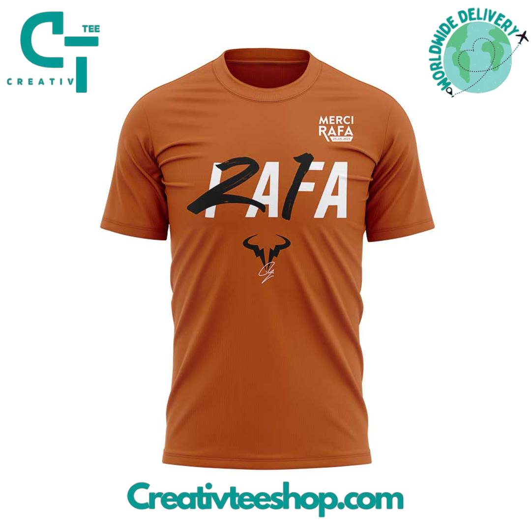 Merci Rafa Nadal The legend Special Orange Tee