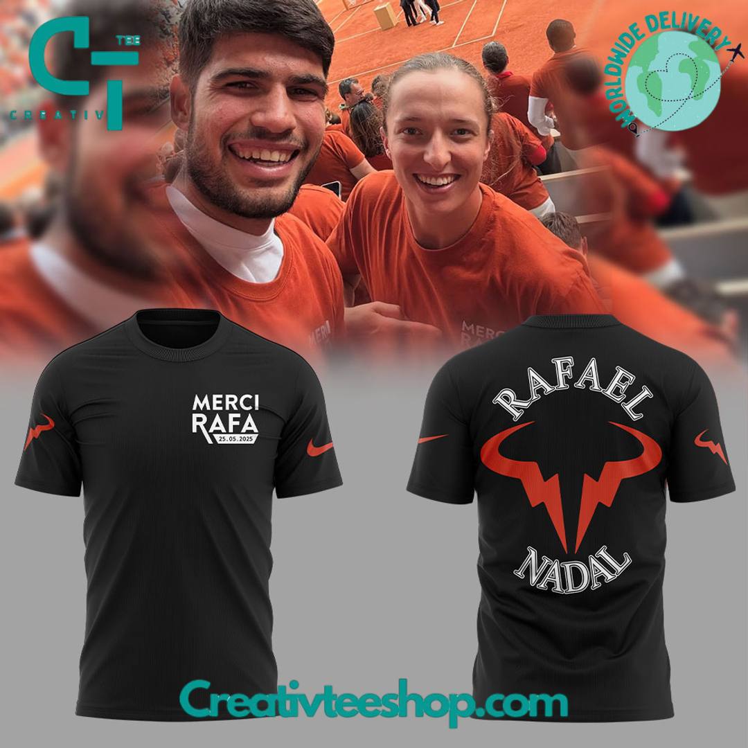 Merci Rafa Rafael Nadal Roland Garros Tribute Special Tee
