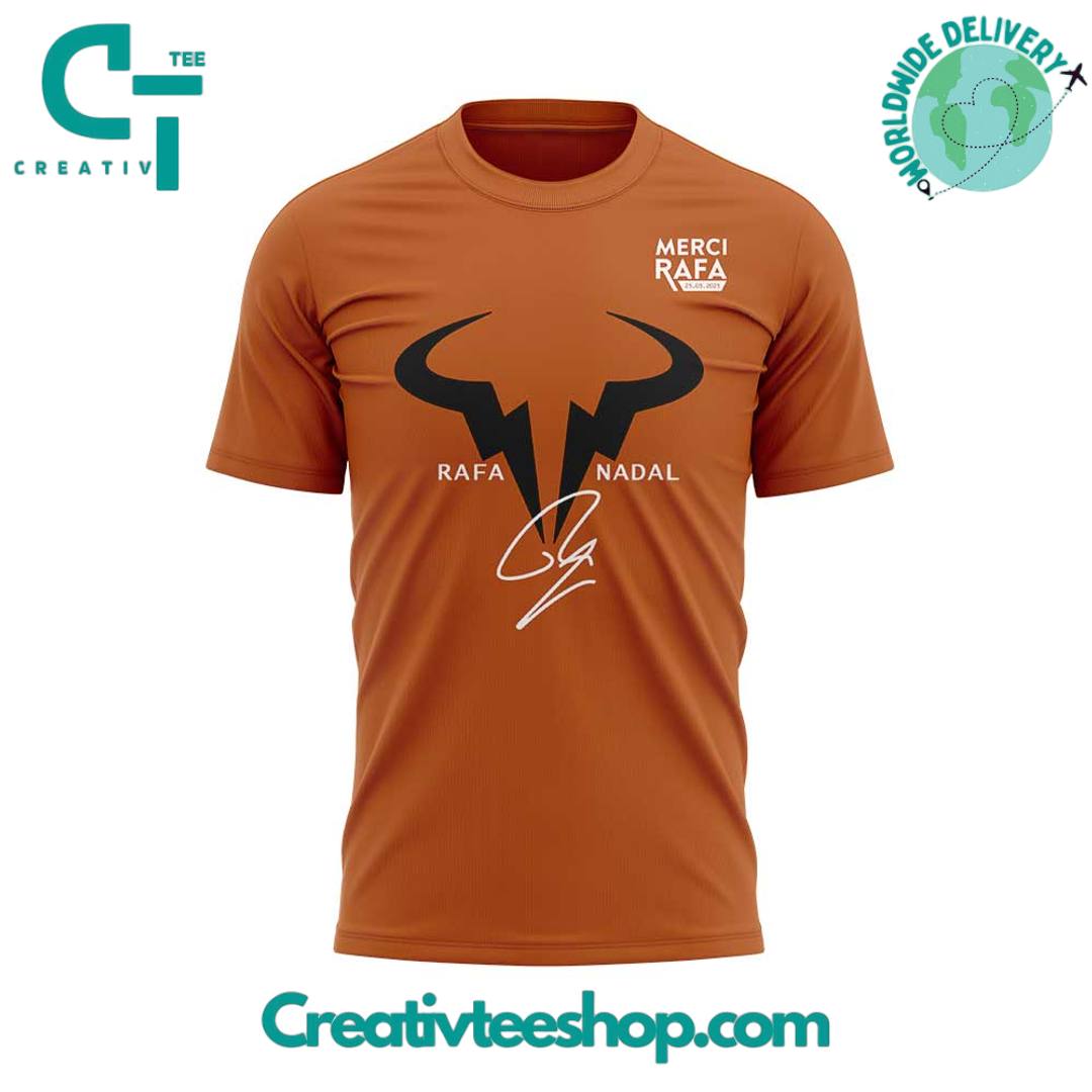 Merci Rafa The King of Clay Orange Shirt – Limited Edition