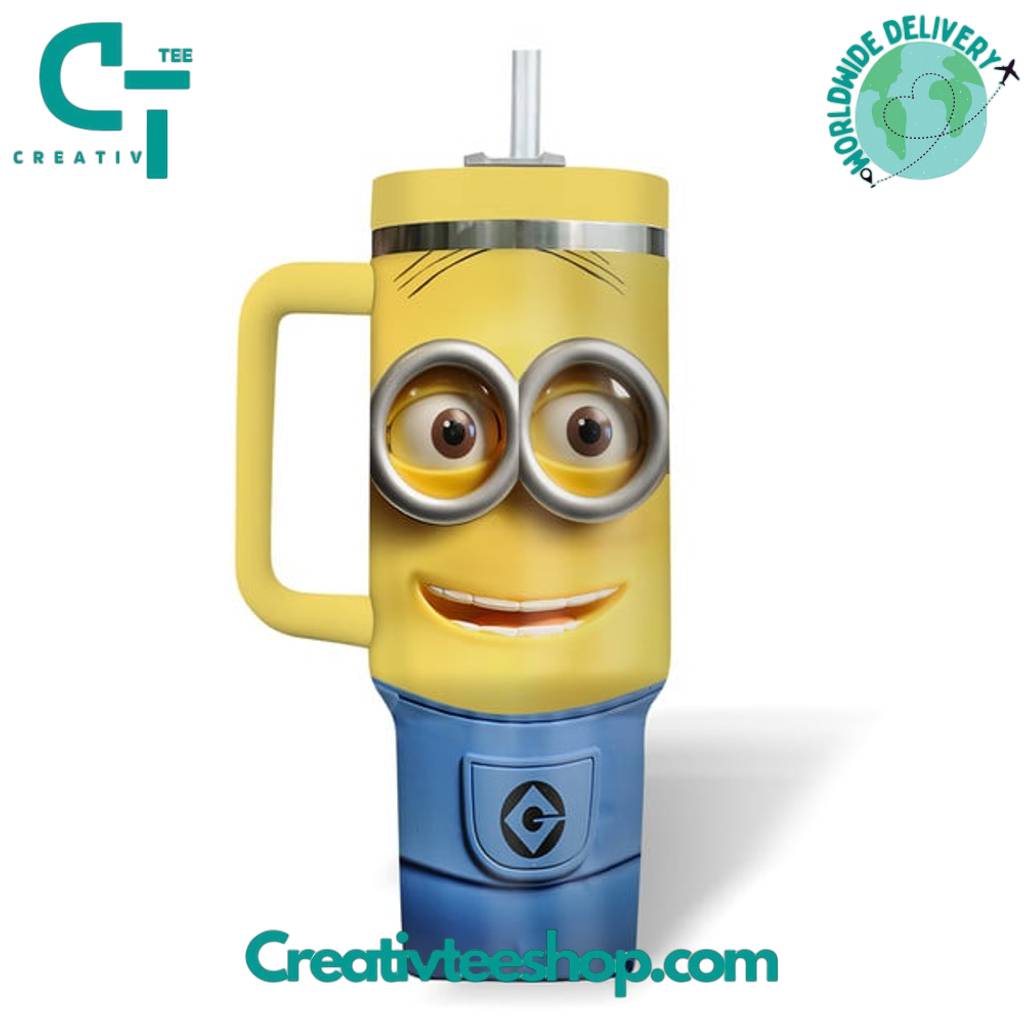 Minions Cosplay Special Tumbler 40oz with Handle
