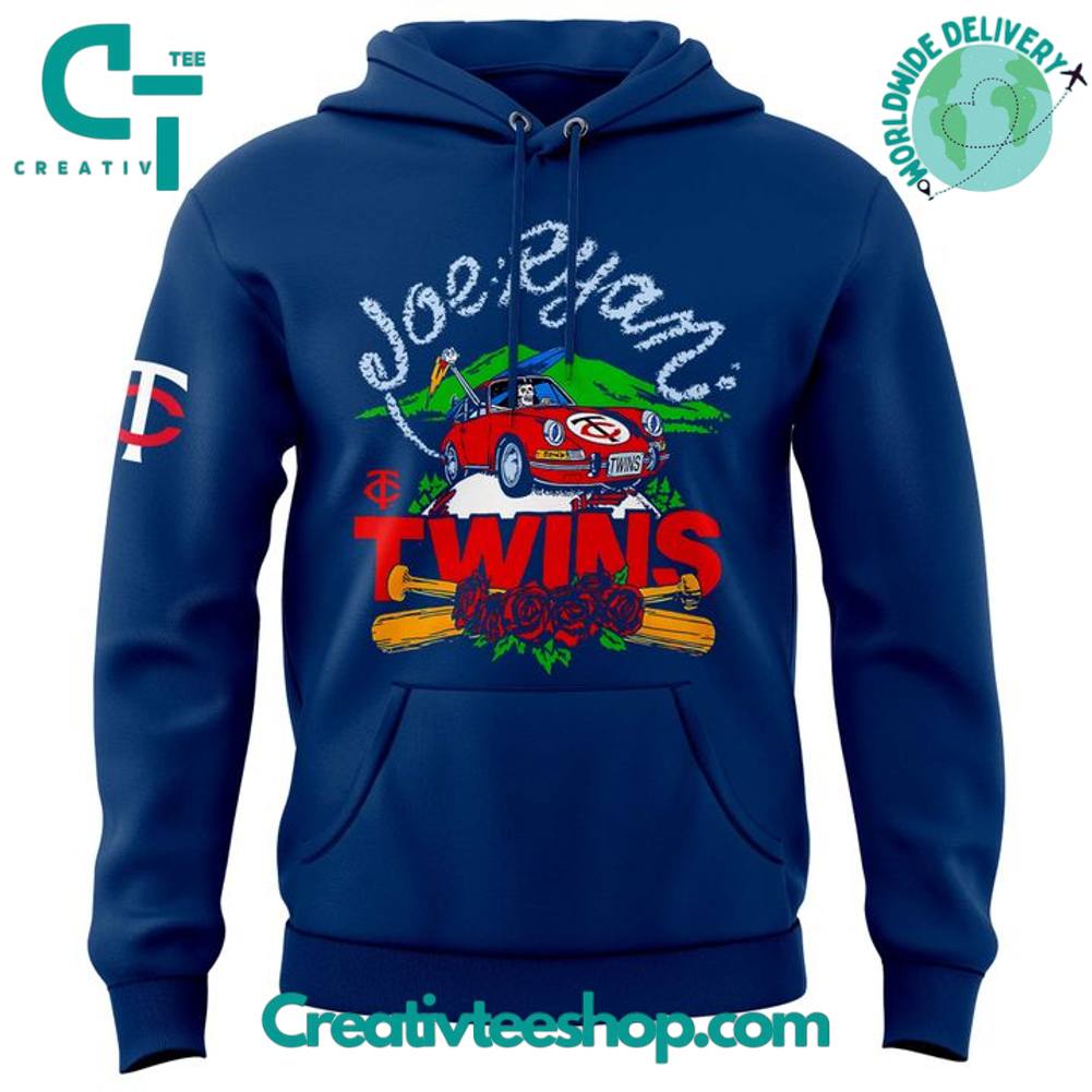 Minnesota Twins Joe Ryan x Homage x Grateful Dead Navy Hoodie