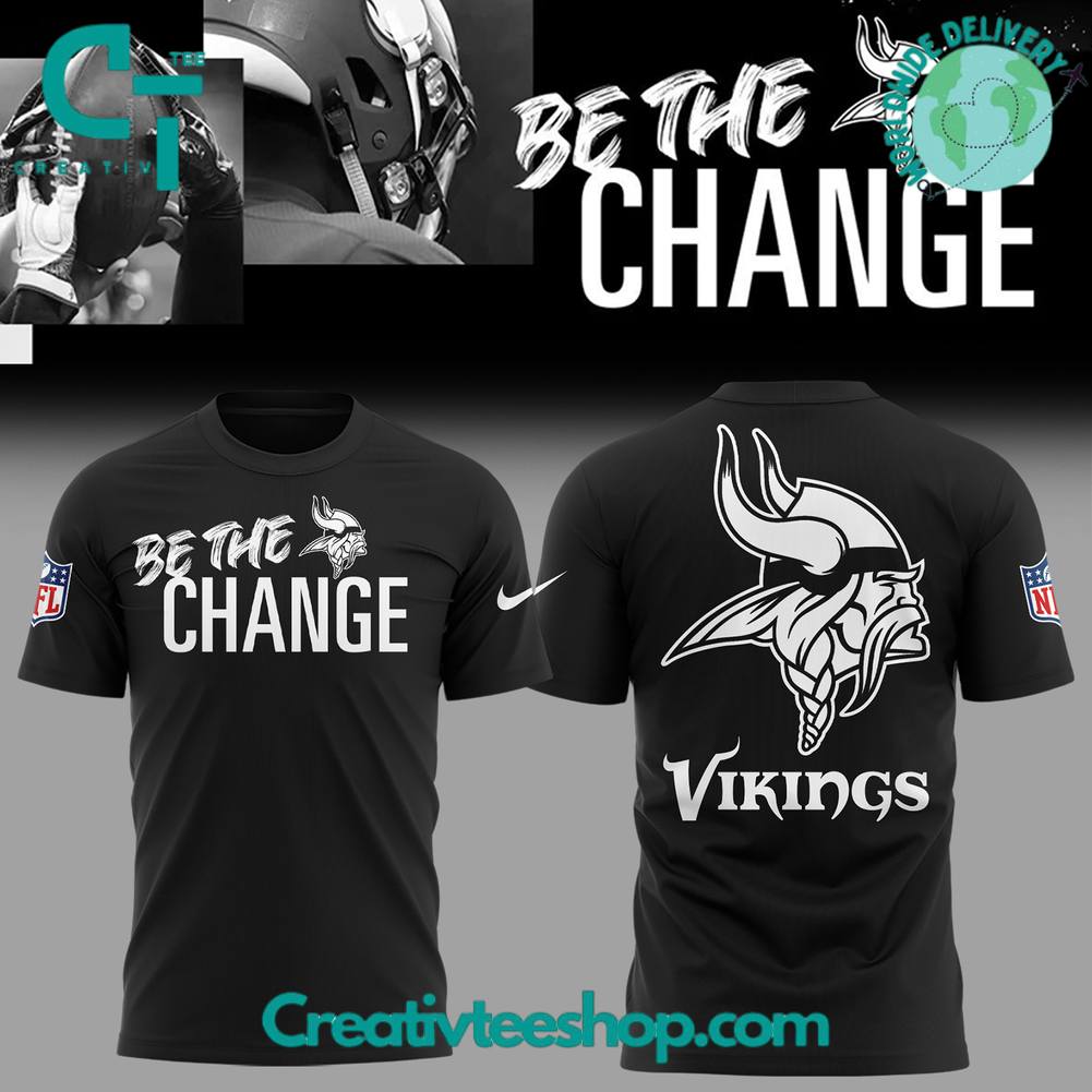 Minnesota Vikings “Be The Change” 2025 Special Tee