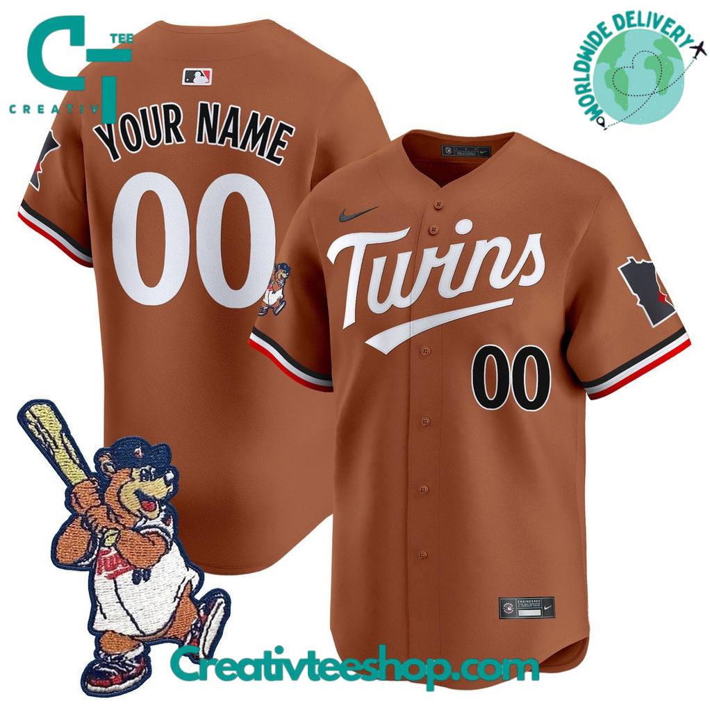 Minnesota Twins TC Bear Special Baseball Jersey