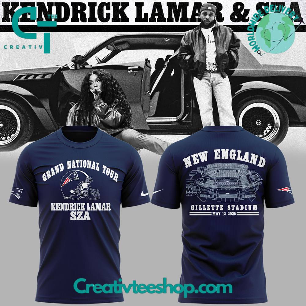 New England Patriots x Kendrick Lamar x SZA Grand National Tour Special Tee