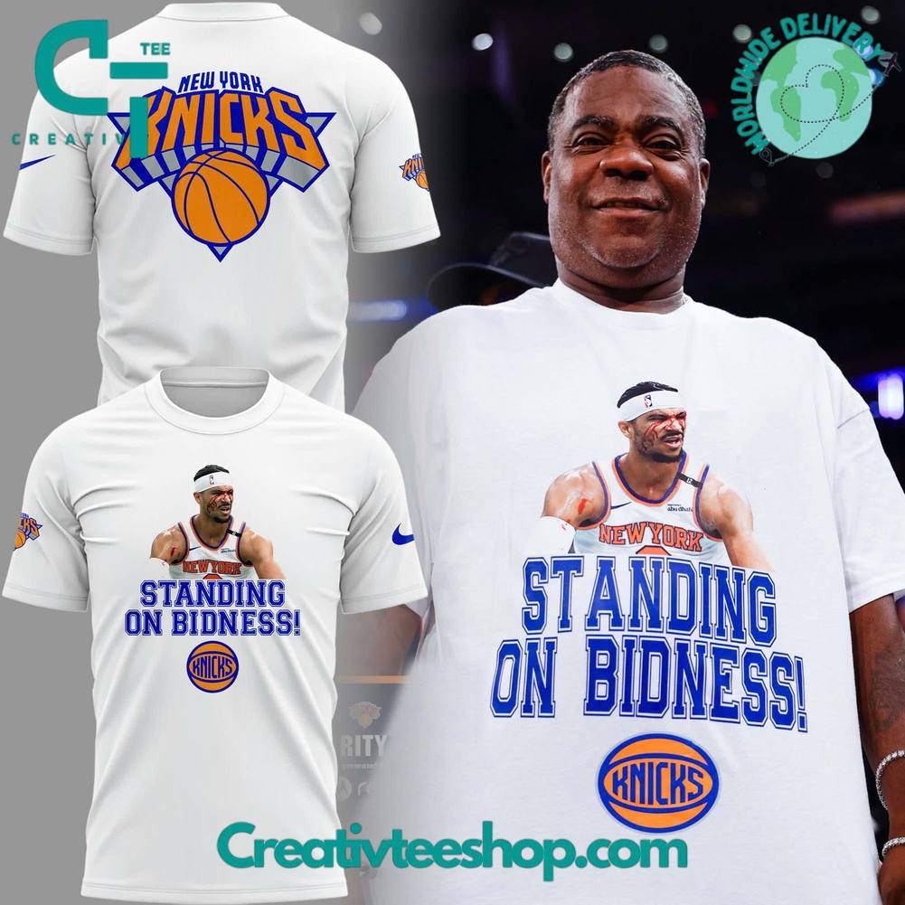 New York Knicks STANDING ON BIDNESS Special New Tee