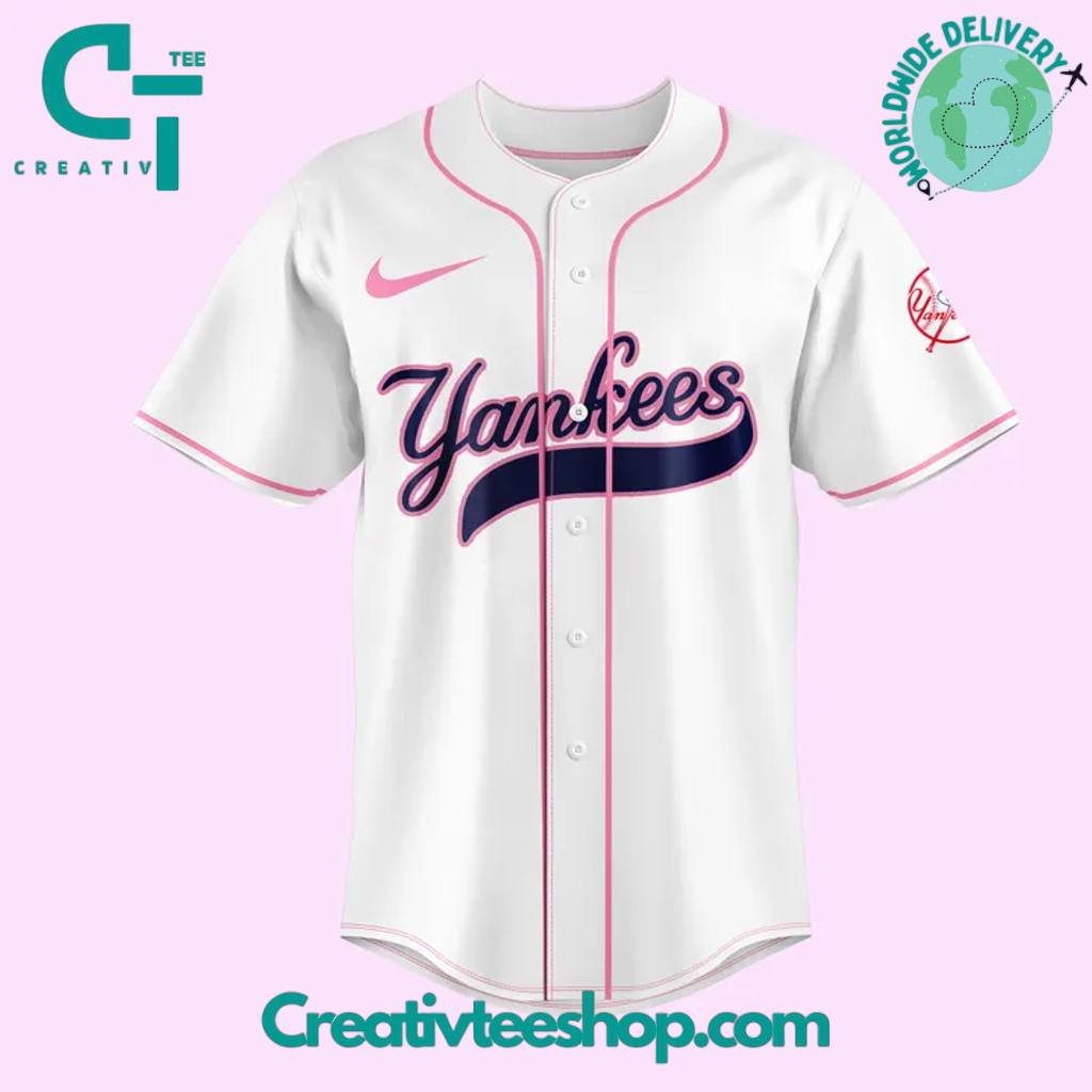 New York Yankees x Blackpink 2025 World Tour Special White Baseball Jersey