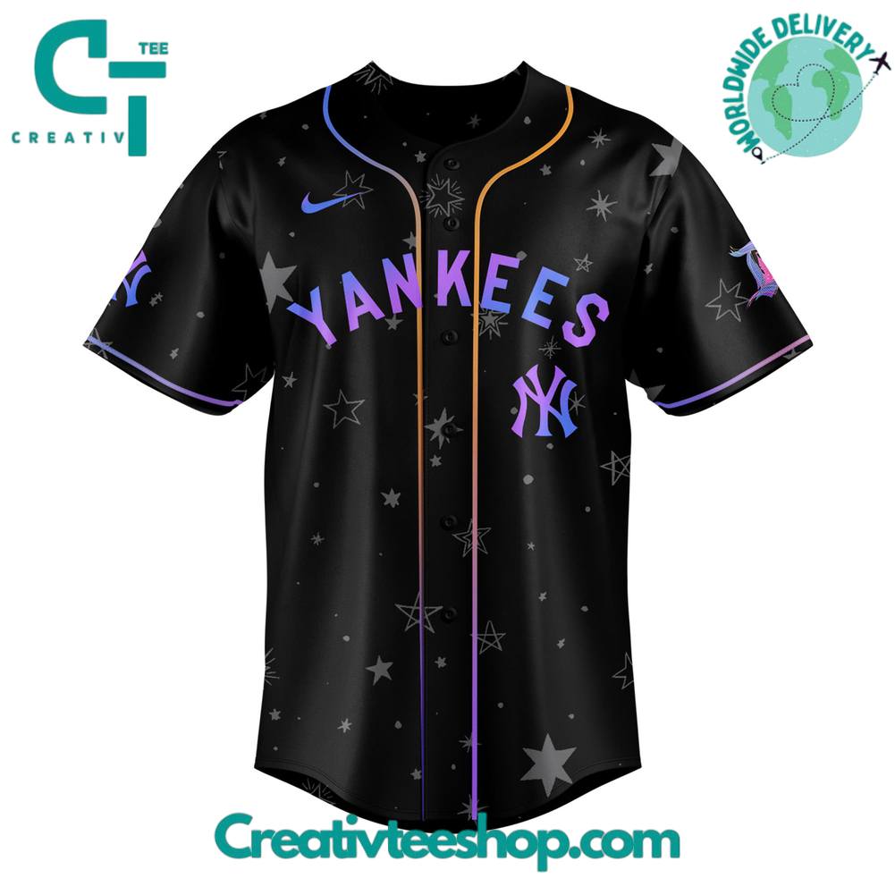New York Yankees x Disneyland 70th Anniversary Special Edition Baseball Jersey