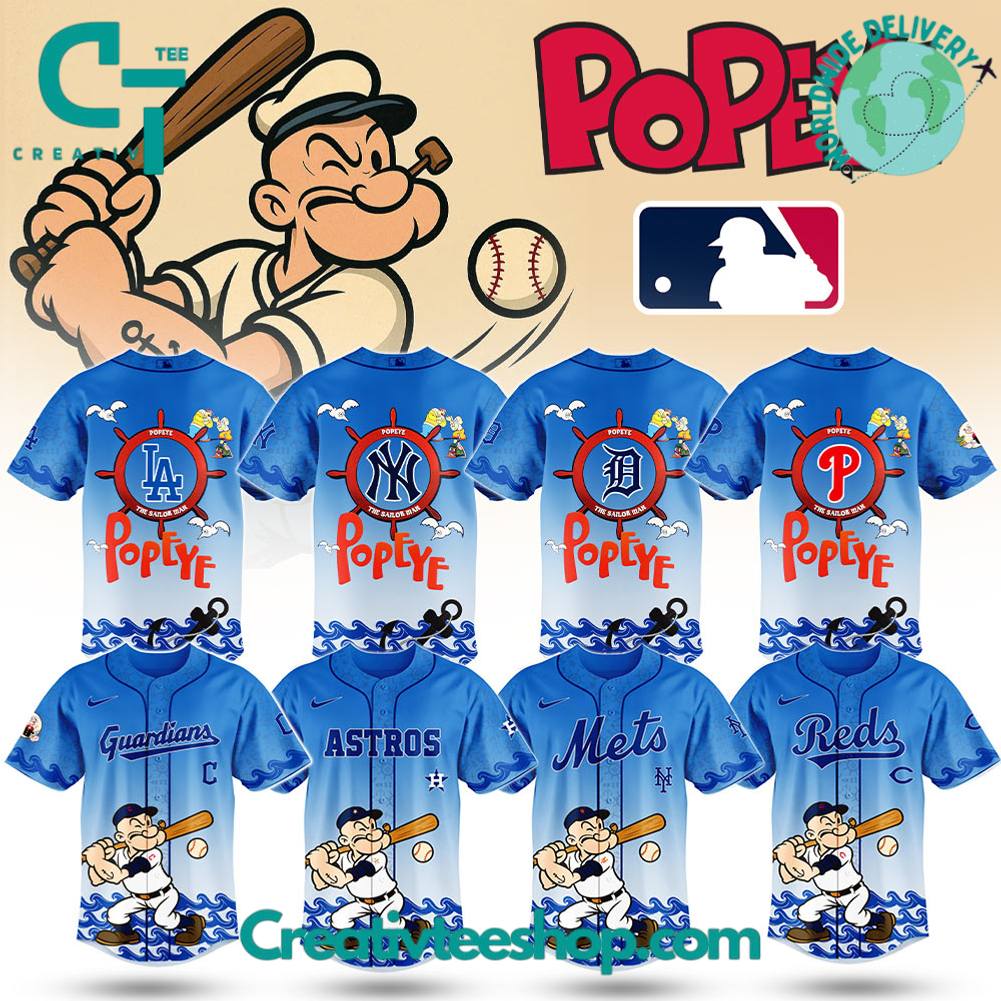 MLB All Teams x Popeye Limited Edition Baseball Jersey