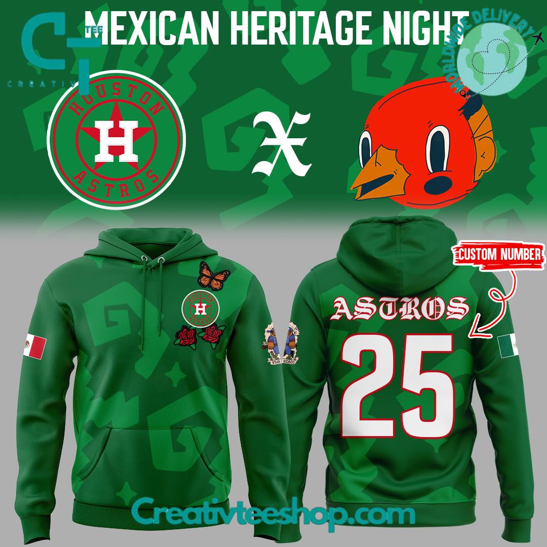 Houston Astros Mexican Heritage Night ‘Viva Xicago’ Personalized Hoodie