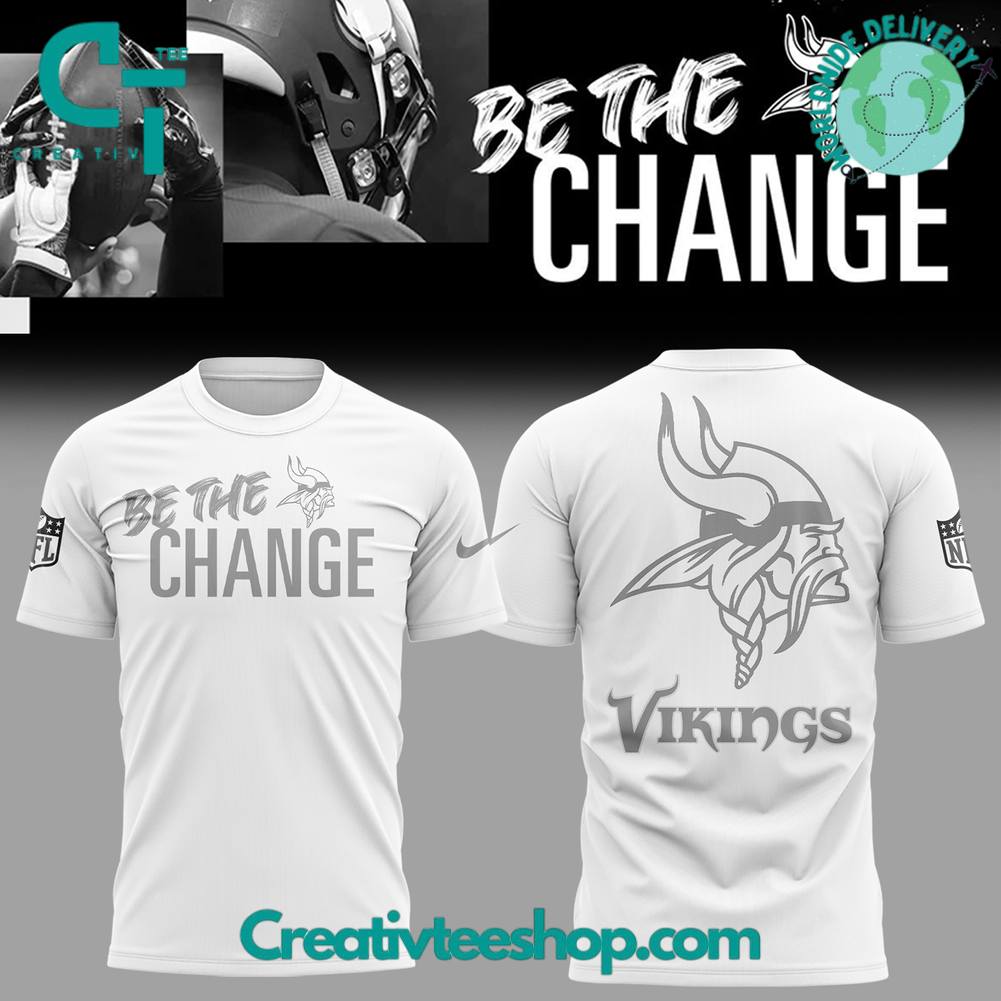 Minnesota Vikings “Be The Change” 2025 Special Tee