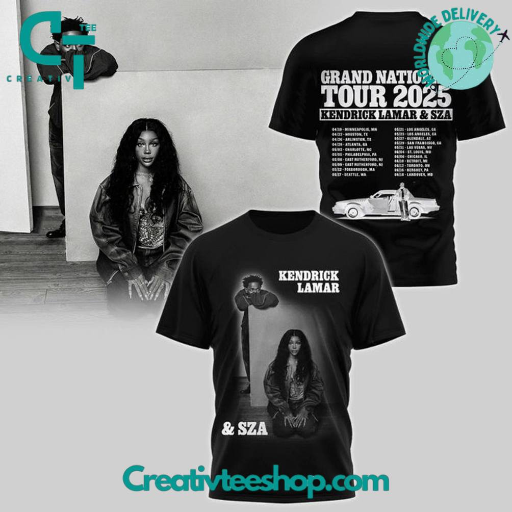 Kendrick Lamar x SZA Grand National Tour 2025 Special Tee