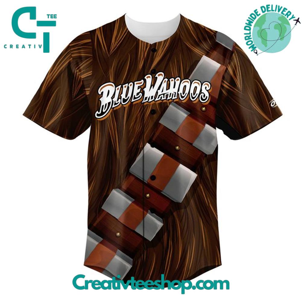 Pensacola Blue Wahoos x Star Wars 2025 Personalized Baseball Jersey