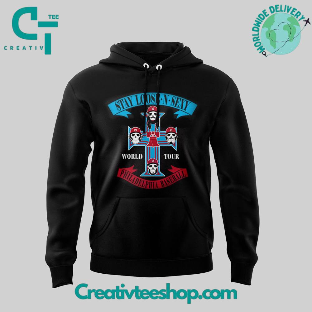 Philadelphia Phillies x Guns n Roses ‘Stay Loose Sexy’ Special Hoodie