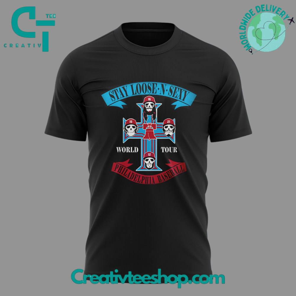 Philadelphia Phillies x Guns n Roses ‘Stay Loose Sexy’ Special Tee