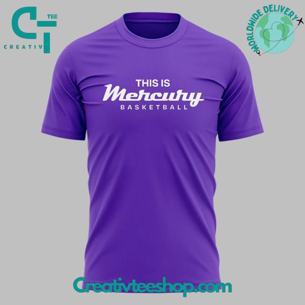 Phoenix Mercury “This is Mercury Basketball” Special Purple Tee