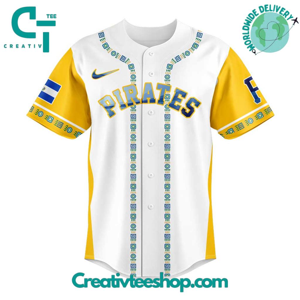 Pittsburgh Pirates Salvadoran Heritage 2025 Limited Edition Baseball Jersey